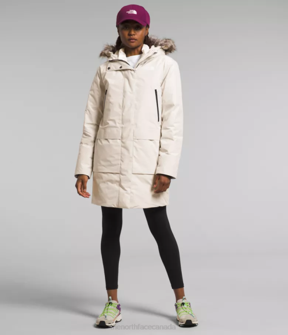 Gardenia White Women The North Face Arctic Parka GTX 42D0234