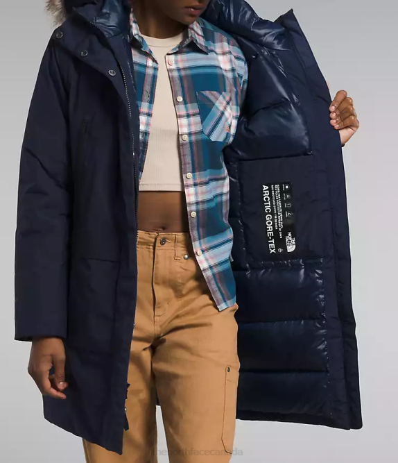 Summit Navy Women The North Face Arctic Parka GTX 42D0235