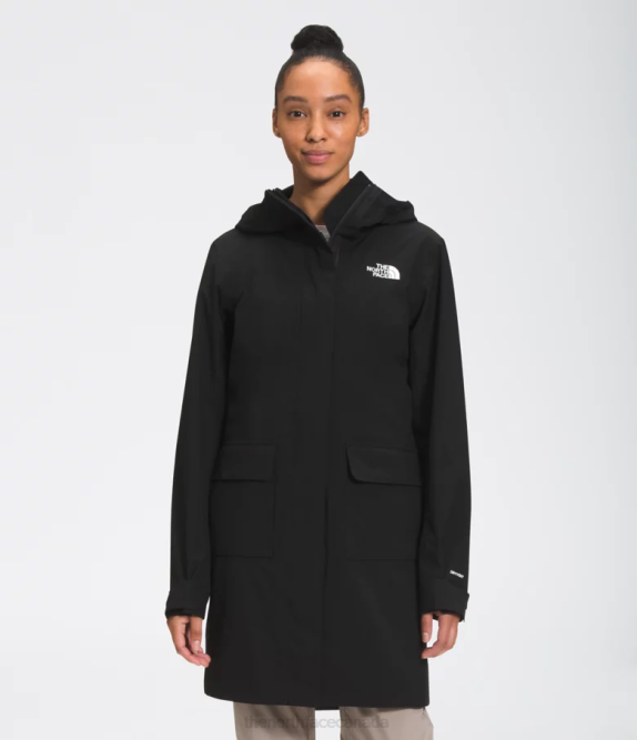 TNF Black Women The North Face City Breeze Rain Parka II 42D0152