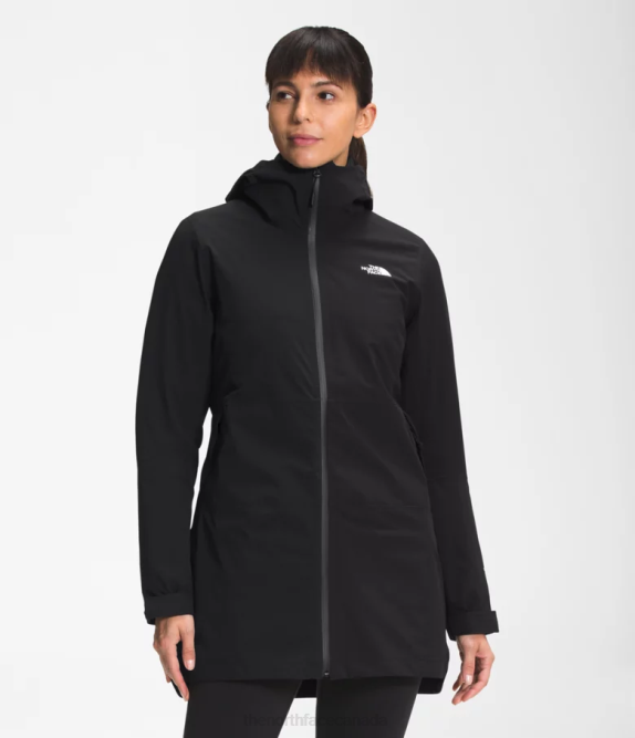 TNF Black Women The North Face ThermoBall Eco Triclimate Parka 42D0373