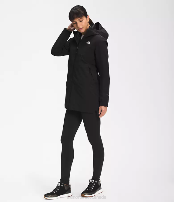 TNF Black Women The North Face ThermoBall Eco Triclimate Parka 42D0373