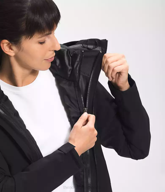 TNF Black Women The North Face ThermoBall Eco Triclimate Parka 42D0373