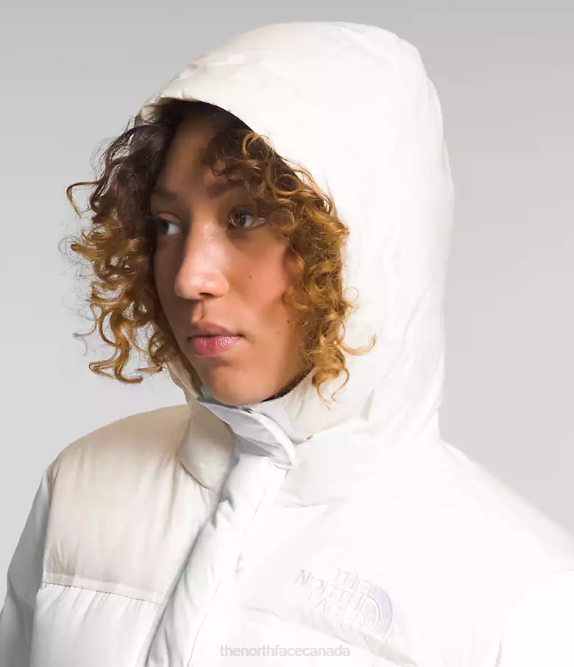 TNF White/Gardenia White Women The North Face Nuptse Parka 42D0563