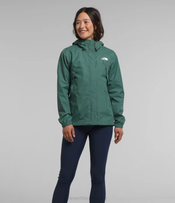 Dark Sage Women The North Face Antora Jacket 42D01275