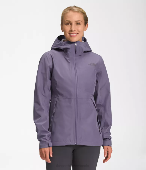 Lunar Slate Women The North Face Dryzzle FUTURELIGHT Jacket 42D01317