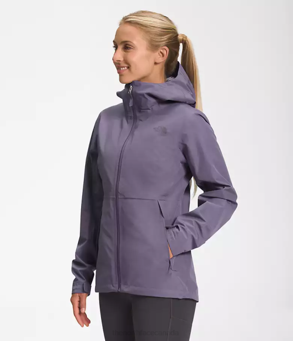 Lunar Slate Women The North Face Dryzzle FUTURELIGHT Jacket 42D01317