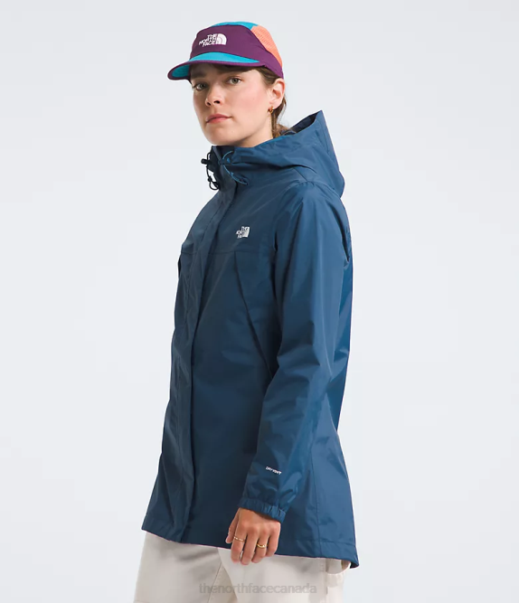 Shady Blue Women The North Face Antora Parka 42D049