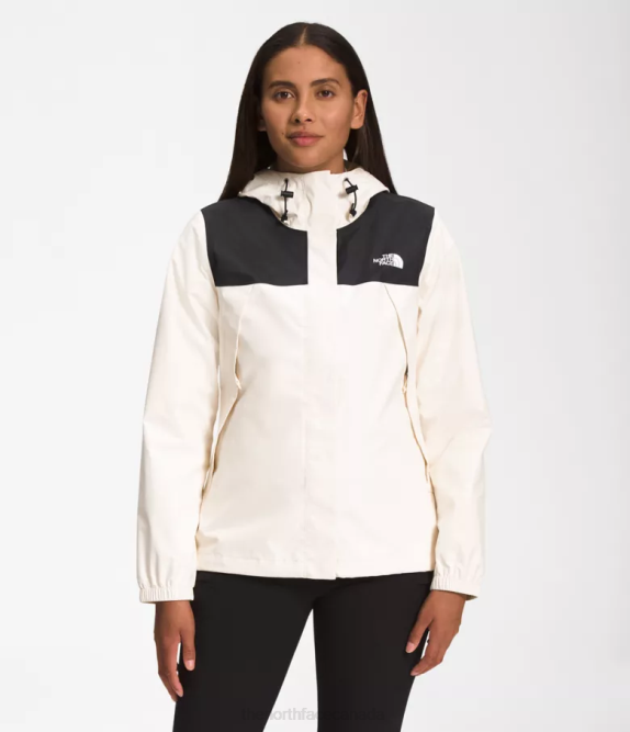 TNF Black/Gardenia White Women The North Face Antora Jacket 42D01276