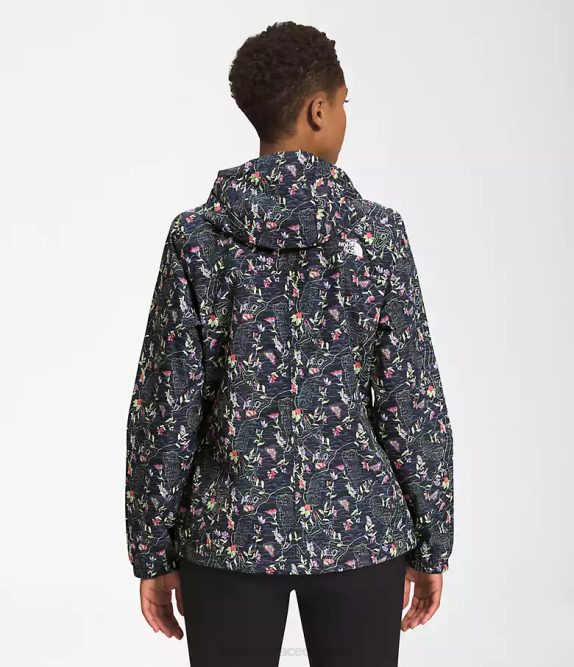 TNF Black Iwd Print Women The North Face Antora Jacket 42D01279