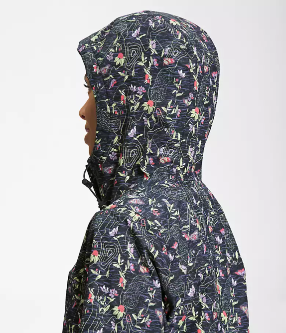 TNF Black Iwd Print Women The North Face Antora Jacket 42D01279