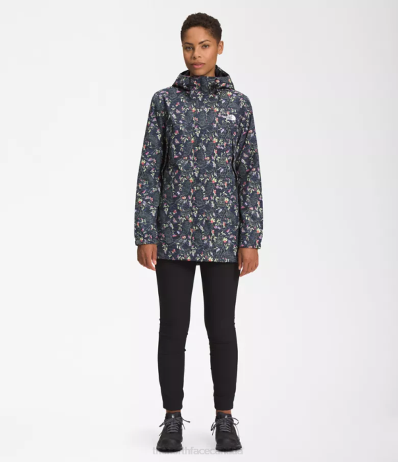 TNF Black Iwd Print Women The North Face Antora Parka 42D051