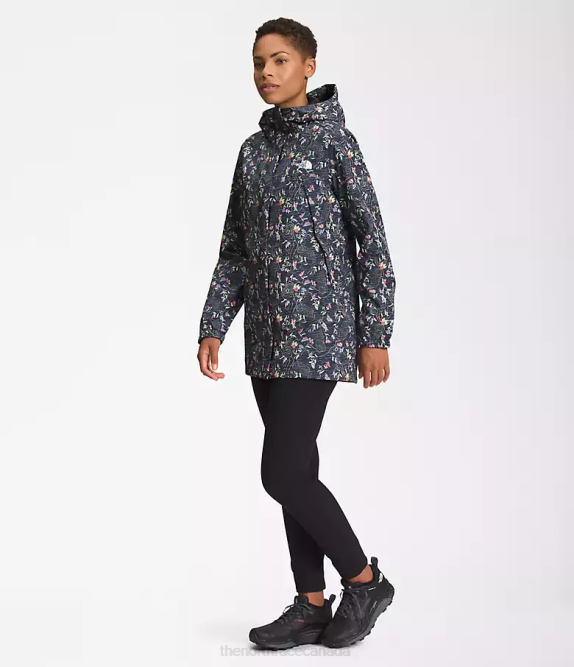 TNF Black Iwd Print Women The North Face Antora Parka 42D051