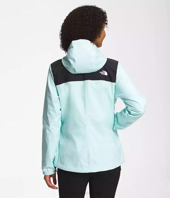TNF Black/Skylight Blue Women The North Face Antora Jacket 42D01277