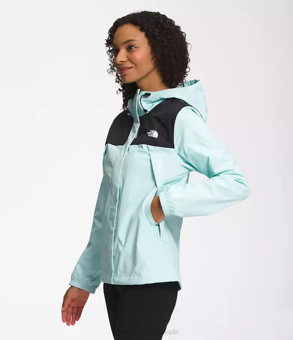 TNF Black/Skylight Blue Women The North Face Antora Jacket 42D01277