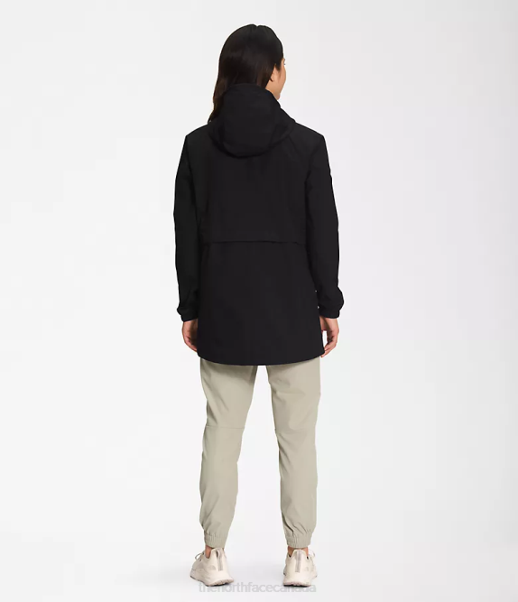 TNF Black Women The North Face M66 Utility Rain Jacket 42D01284