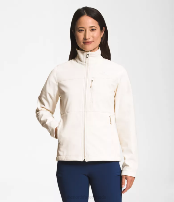 Gardenia White Women The North Face Apex Bionic Jacket 42D0969