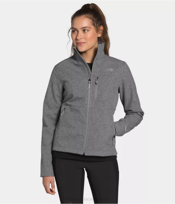 TNF Medium Grey Heather Women The North Face Apex Bionic Jacket 42D0971
