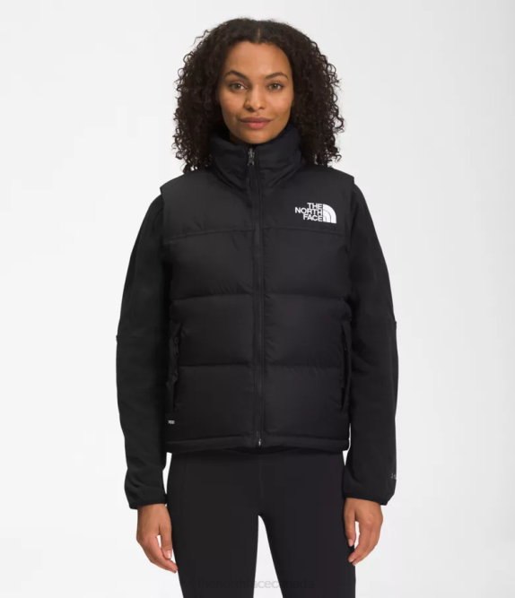 Recycled TNF Black Women The North Face 1996 Retro Nuptse Vest 42D0429