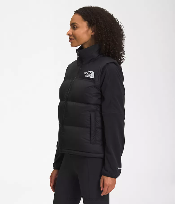 Recycled TNF Black Women The North Face 1996 Retro Nuptse Vest 42D0429