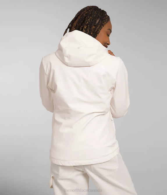 Gardenia White Women The North Face Shelbe Raschel Hoodie 42D0330