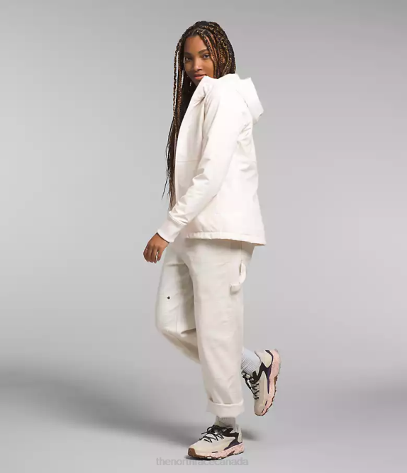 Gardenia White Women The North Face Shelbe Raschel Hoodie 42D0330