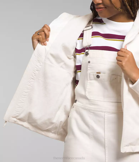 Gardenia White Women The North Face Shelbe Raschel Hoodie 42D0330