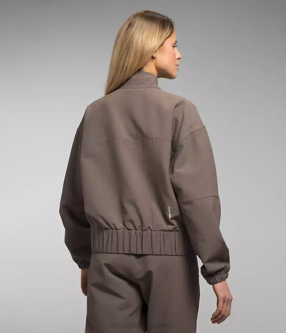Falcon Brown Women The North Face Tekware Grid 1/4 Zip 42D0250