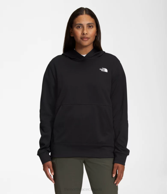 TNF Black Women The North Face Canyonlands Pullover Hoodie 42D01231