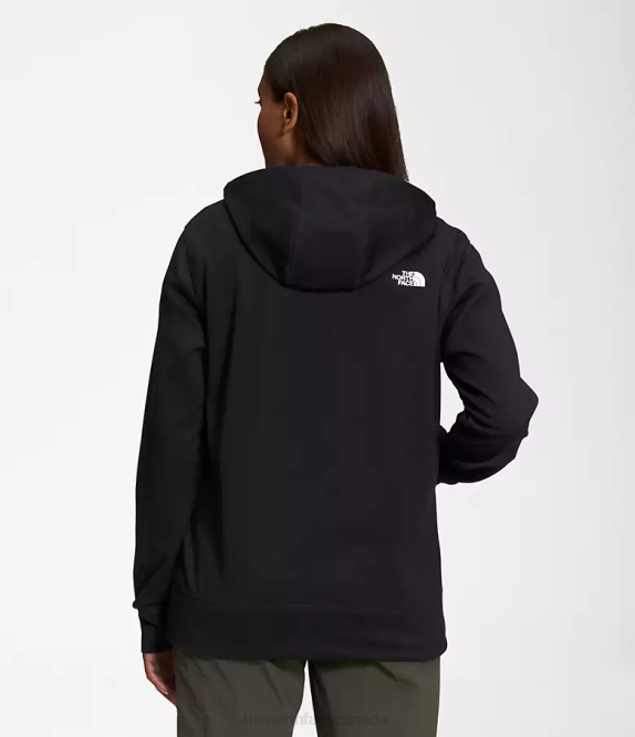 TNF Black Women The North Face Canyonlands Pullover Hoodie 42D01231