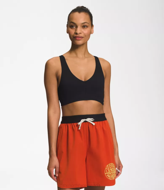 TNF Black Women The North Face Valley Shine Bra 42D01232