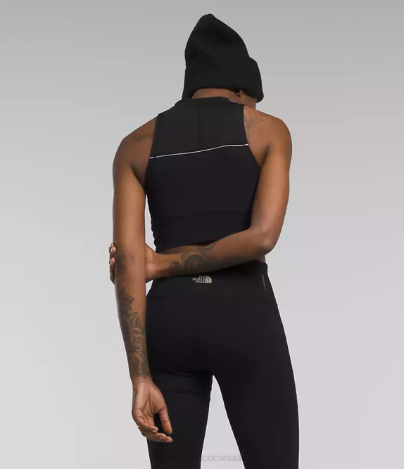 TNF Black Women The North Face Piping Rib Knit Top 42D01053