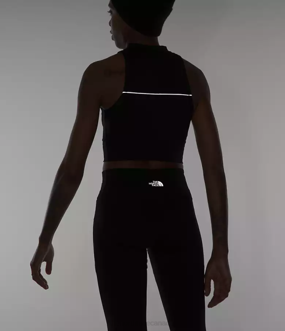 TNF Black Women The North Face Piping Rib Knit Top 42D01053